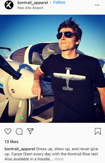 PaFiPhD's tweet photo. Working on my “backup” modeling career if science doesn’t work out 😎 - Check out https://t.co/bFEwLnM6LQ for aviation apparel reimagined! #kontrail_apparel #modelscientist https://t.co/L7ccDlNymy