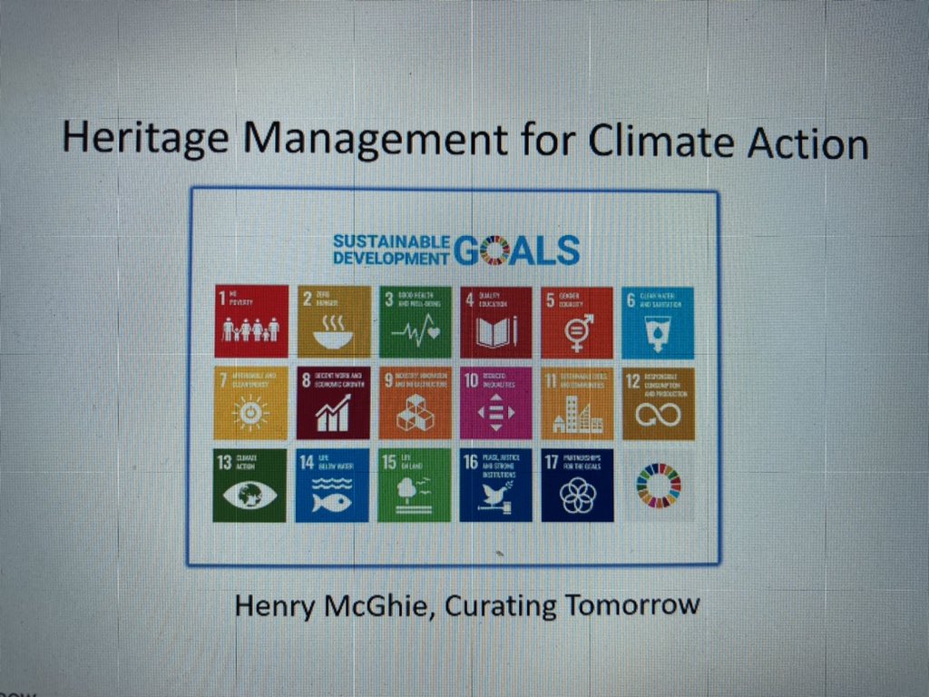 How much energy do we use preserving heritage / recognising visitor travel &amp; tourism impact on overall carbon footprints / using periods after a disaster as a time to promote change &amp; resilience   @icon_esn #sustainability