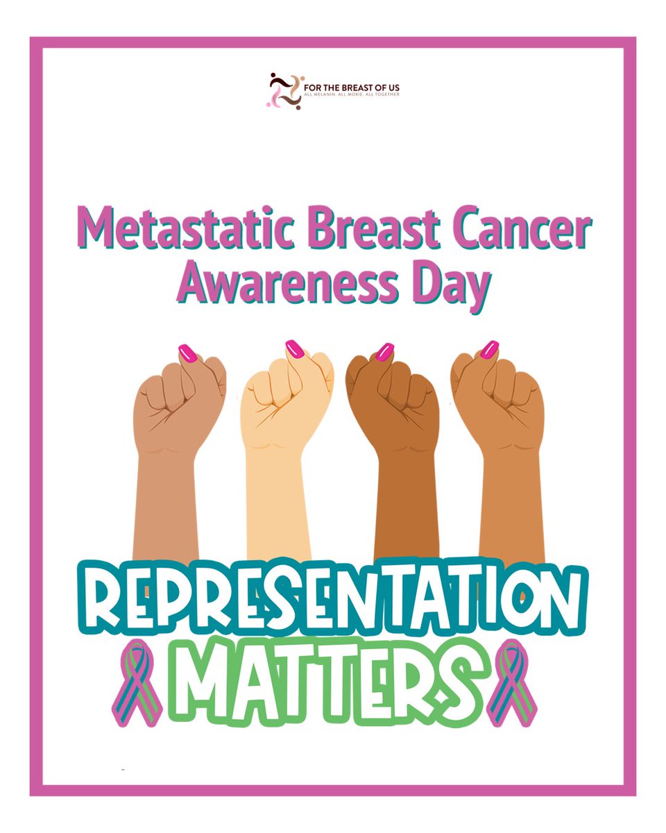 thebreastofus's tweet photo. According to Metavivor, 97-99% of breast cancer deaths are a result of metastatic breast cancer. But, for each $1 million spent on breast cancer research, only about $20,000 (2%) goes toward metastatic research. (Thank you @AliRogin 
#MetastaticBreastCancerAwarenessDay #BCSM https://t.co/Mox9qymbDD
