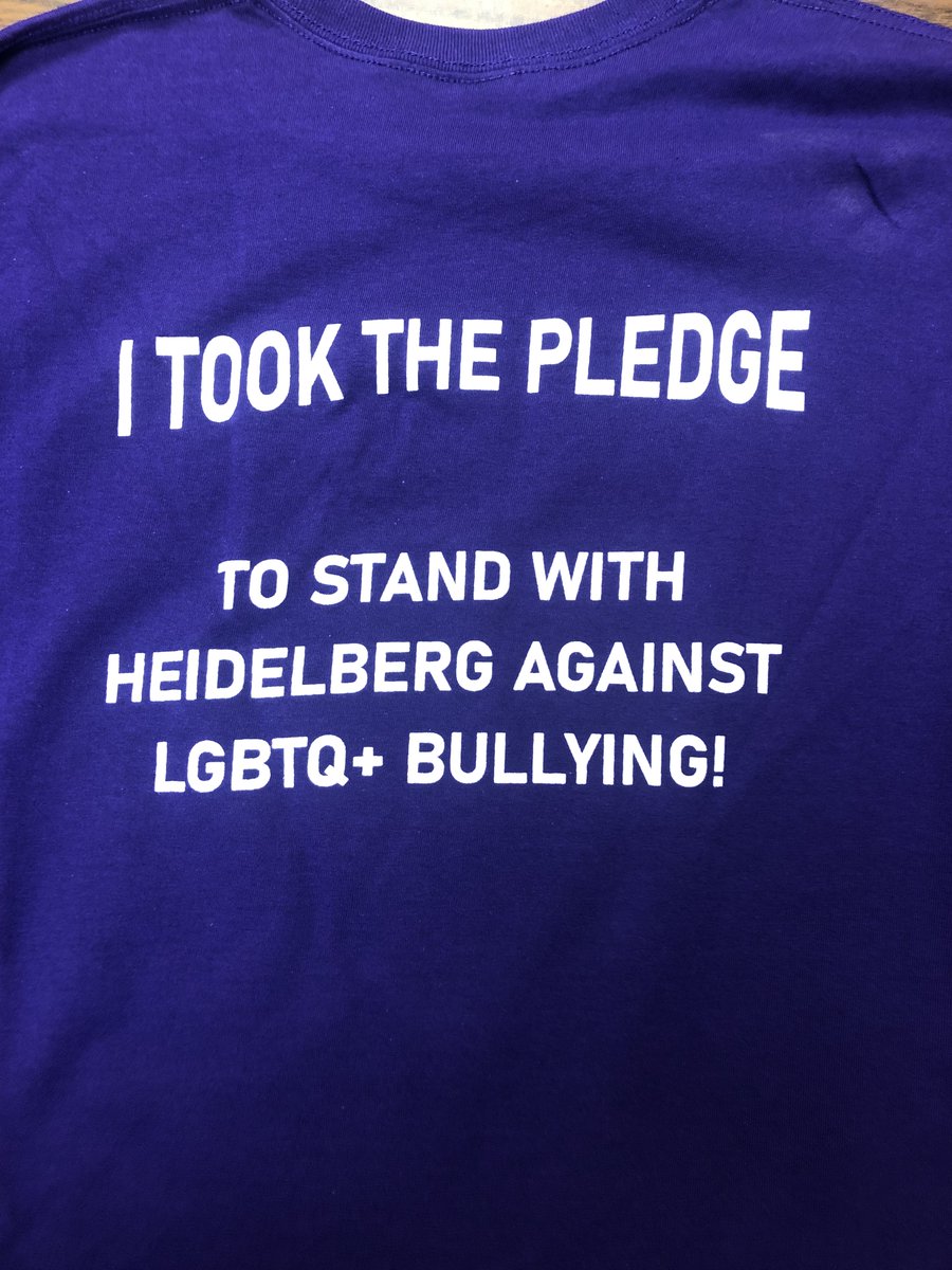Come out tomorrow and celebrate Berg Spirited Coming Out Day! From 11-3 outside of the commons! Sign the pledge to stand against LGBTQ+ bullying and receive this t-shirt.