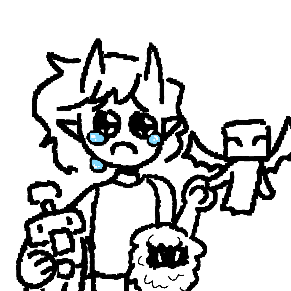 Starmisx's tweet photo. Pov: I don't want to take my kids to daycare 
#MinecraftLive2021 #Minecon2021 #MobVote2021 #Allay #CopperGolem #Glare https://t.co/aoLXPhV4Ty