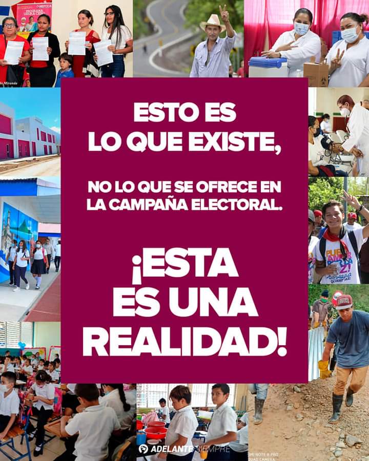 La realidad que vivimos los nicaragüenses con nuestro gobierno cada día más progreso y prosperidad 
#OctubreVictorioso 
#Nicaragua 
#FSLN2021 
#AdelanteSiempre