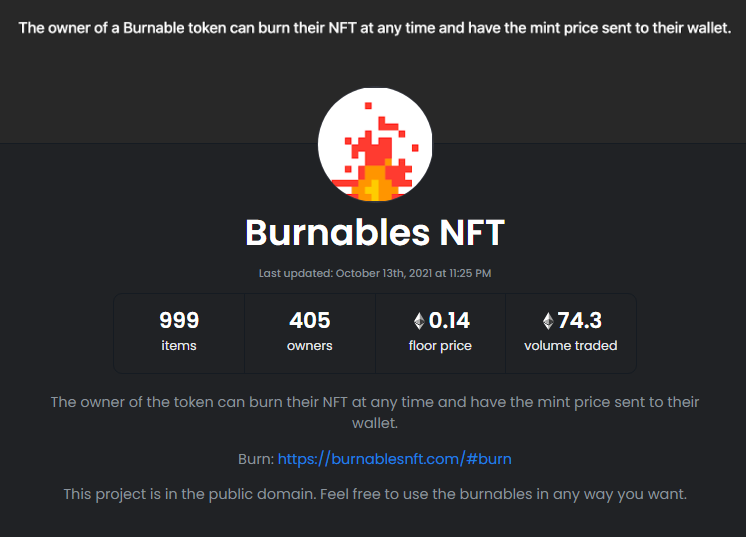 NFTSignals's tweet photo. Every single project from now on that is using the burning mechanism should mention @BurnablesNFT
in some way. That's how @burnablesNFT become the #CryptoPunk and #CryptoKitties for the next #NFT era.

#NFTMinting #NFTCommunity #NFTdrop #NFTcollectibles #NFTGaming #BurnablesNFT❤️‍🔥 https://t.co/887qMKweC6