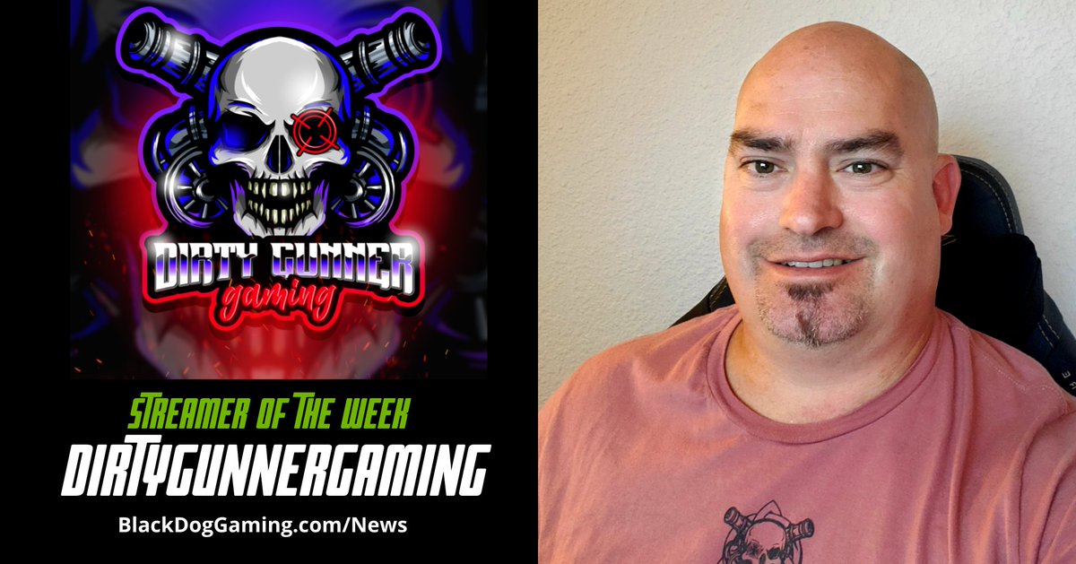 Our #StreamerOfTheWeek is DirtyGunnerGaming

Learn more about him here: tinyurl.com/3amucws 

Check him out on Twitch: twitch.tv/dirtygunnergam…

Tell us your favorite streamer for a chance to see them featured!

#livestreaming #streaming #blackdoggaming