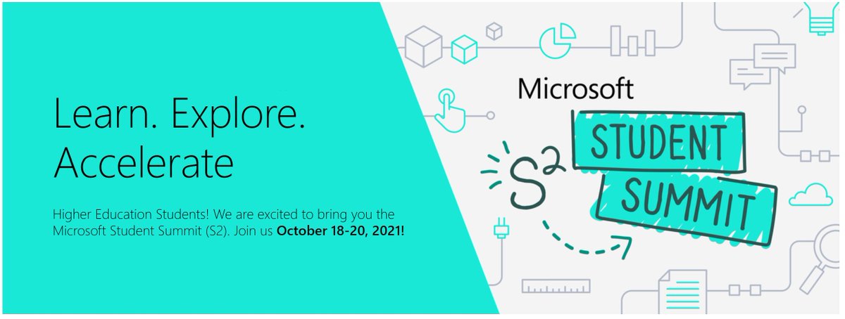 Don’t Let Your Students Miss this Opportunity! This 3-day virtual skills event is designed to inspire higher education students. Your students will learn from Microsoft executives, explore the latest on Microsoft technologies.microsoft.com/en-us/educatio…