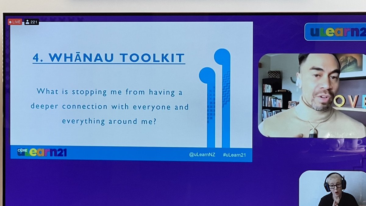 RSSDunn's tweet photo. #ULearn21 We must make and take the TIME to connect. Lots and of oxygen in Jase’s whakatakotoranga today to kickstart day two and energise us for term 4. https://t.co/Mn6ZcW13QP