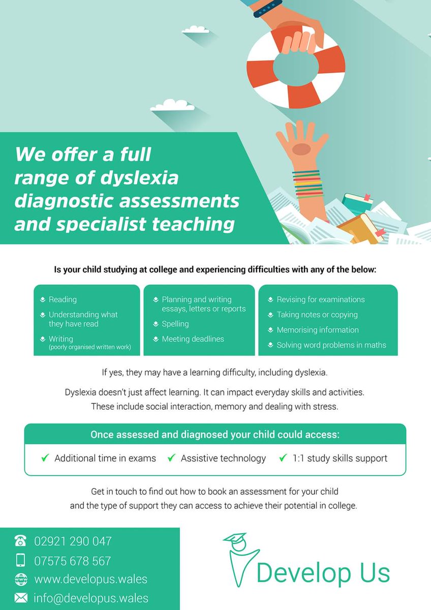developuswales's tweet photo. Looking for a dyslexia specialist or tuition for your child? Get in touch https://t.co/sAjewaULCS #Dyslexia #DyslexiaAwarenessMonth  #dyslexiaawareness https://t.co/kmV0s6z17U