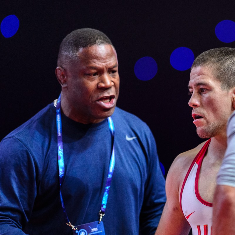 umichwrestling's tweet photo. We are thrilled to announce Kevin Jackson as our new assistant coach! Help us welcome @CoachKJ__ back to Michigan and to our Wolverine program. #GoBlue