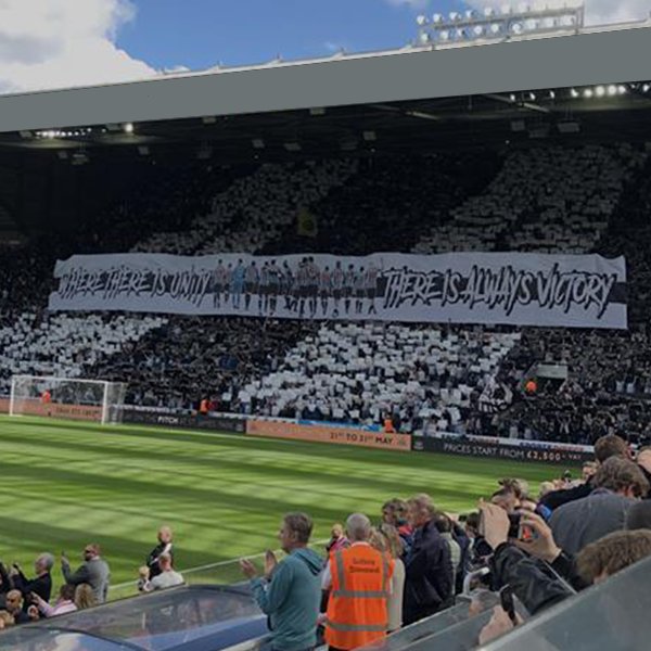 Domingo contra o Tottenham, teremos o retorno dos mosaicos no St. James Park após quase 2 anos! 😍 #PremierLeague