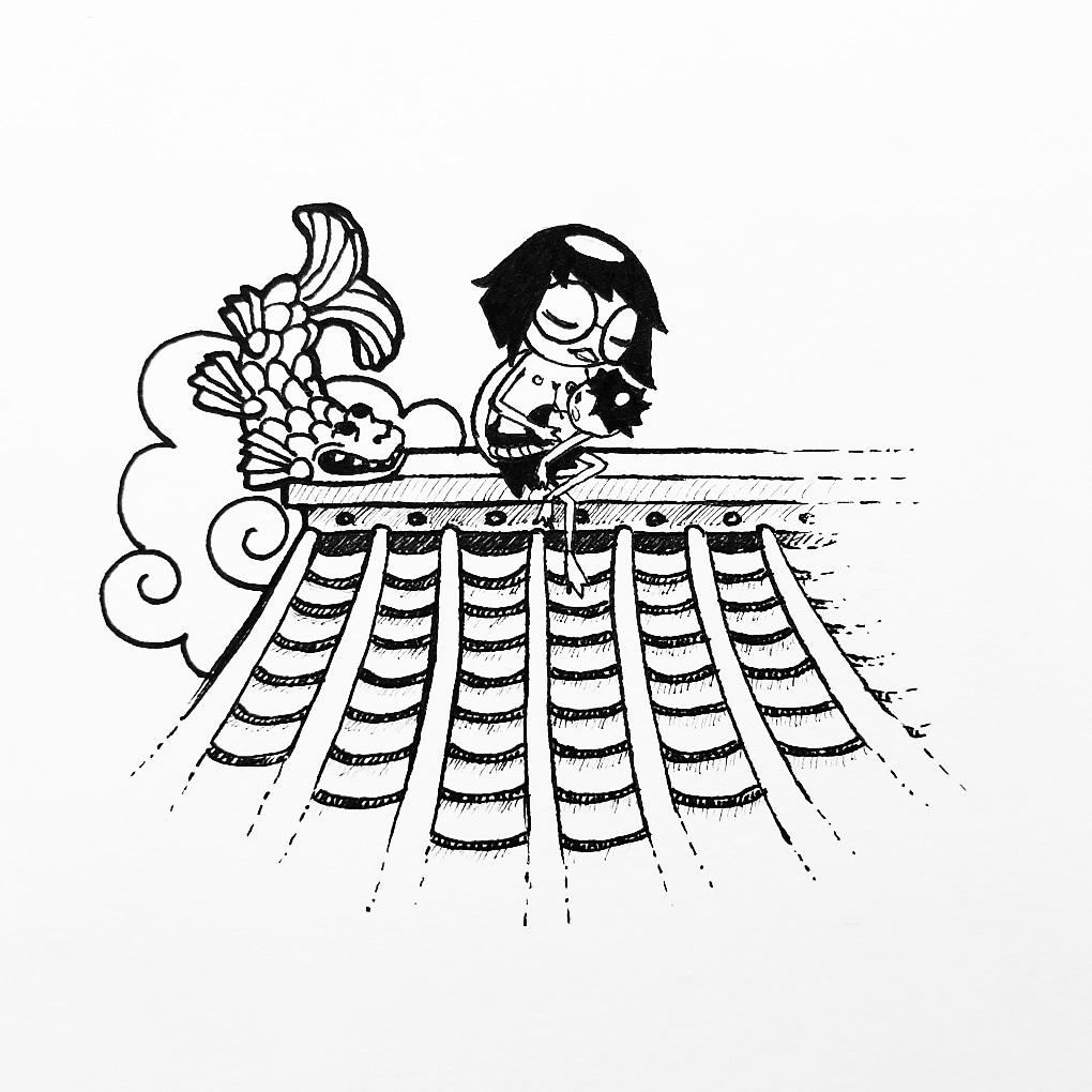 mayatako's tweet photo. #inktober2021 - 13 - Roof
#SMAM - c'est la semaine mondiale de l'allaitement maternel \o/ A défaut de mettre une photo de mon allaitement toujours en cours (16 mois mon bb yokai) je dessine ma kappette entrain d'allaiter :) https://t.co/C1B1XRAg8M