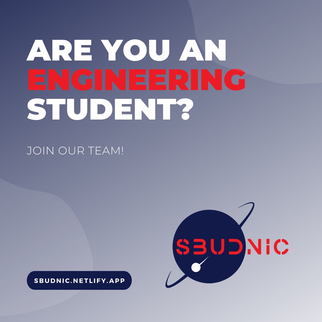 Are you an engineering student interested in a cube-satellite project? SBUDNIC is pushing the limits of how quickly a satellite can be launched to a 500km polar orbit. We are looking for additional subsystems engineers - please message us if interested!