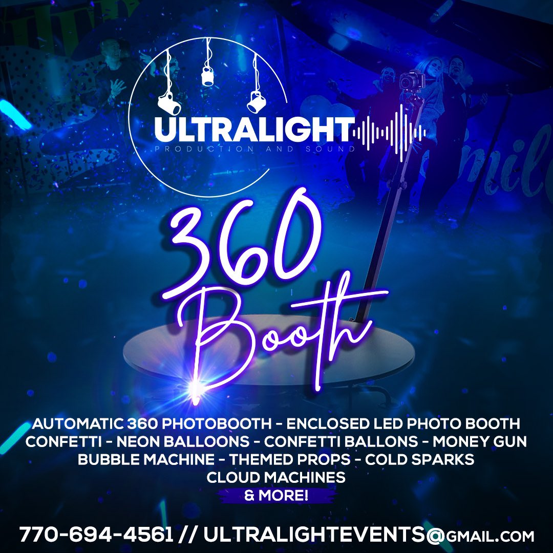 WiseFortunes's tweet photo. Every 360 isn’t a 360. Get your 💰worth
Let's create memories that will last! 
It's an experience! 
CAPTURE YOUR GUESTS IN 360 DEGREE SLOW MOTION! https://t.co/UjfTItEMae