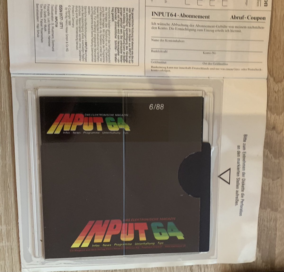 Wiborg1978's tweet photo. Jetzt fehlt noch das Heft für die Ausgabe 4/88. 
Die Kassetten wären noch eine tolle Ergänzung. 
#Input64 #C64 #Commodore64 #Retro https://t.co/UWi6csJIaI