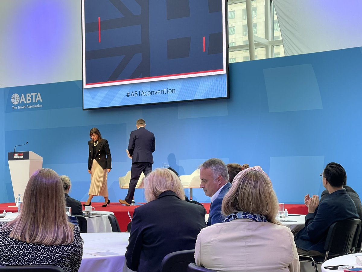 Also really enjoyed Julia Simpson’s session, soon to be president of <a href="/WTTC/">WTTC</a> - a great way to start the day and another fantastic female leader in the travel industry (and surely contender for most stylish person at the convention?!) #ABTAConvention