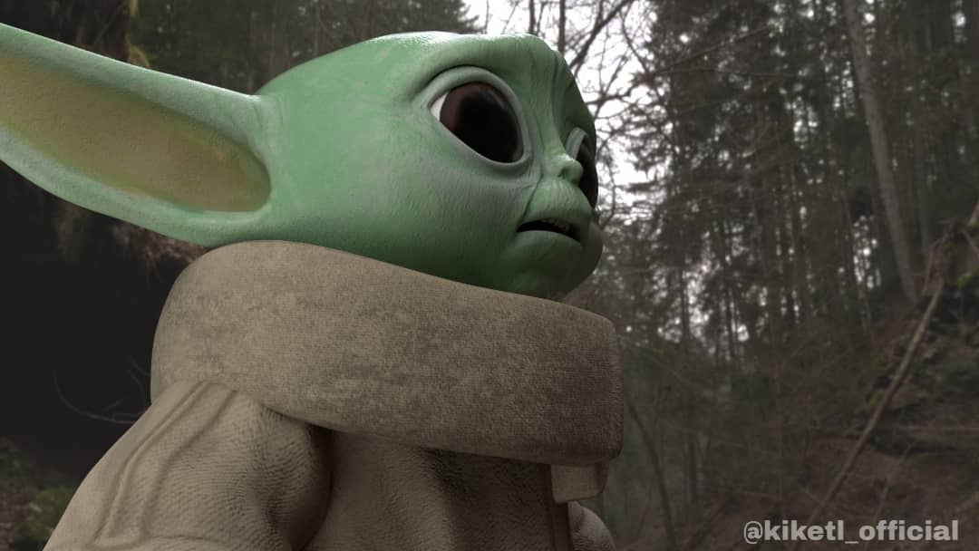 Kiketl123's tweet image. Baby Yoda &quot;grogu&quot; 💚🖤

#mayaautodesk #3dmodeling #3dprinting #babyyoda #grogu #starwars #animation #3d #photoshop #photography #ilustracion #ilustraciondigital #StarWars #babyyoda