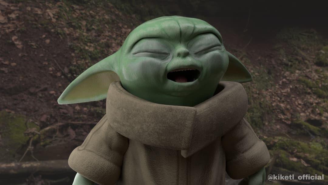 Kiketl123's tweet image. Baby Yoda &quot;grogu&quot; 💚🖤

#mayaautodesk #3dmodeling #3dprinting #babyyoda #grogu #starwars #animation #3d #photoshop #photography #ilustracion #ilustraciondigital #StarWars #babyyoda