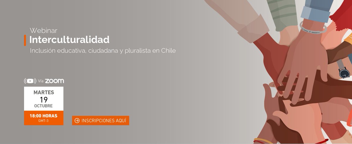 Tod@s invitados a inscribirse y participar del webinar de Interculturalidad. Información 👇 <a href="/FeduUdla/">Facultad de Educación UDLA</a> <a href="/taty_herreros/">Tatiana Herreros</a> <a href="/AnaHenriquez/">Ana Henríquez</a> <a href="/EnUdla/">Pedagogía en Inglés UDLA</a> <a href="/UDLA_CL/">UDLAChile</a>