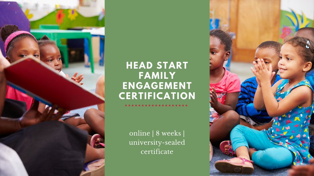 NCCommAction's tweet photo. Join our Head Start Family Engagement certification cohort on January 17, 2022! This course has information for those new to the field or veteran workers. Learn more and sign up at https://t.co/viGWy7nkmw
#HeadStart #NCCAA #NCCommunityAction #certification https://t.co/PrcdyTmzjV