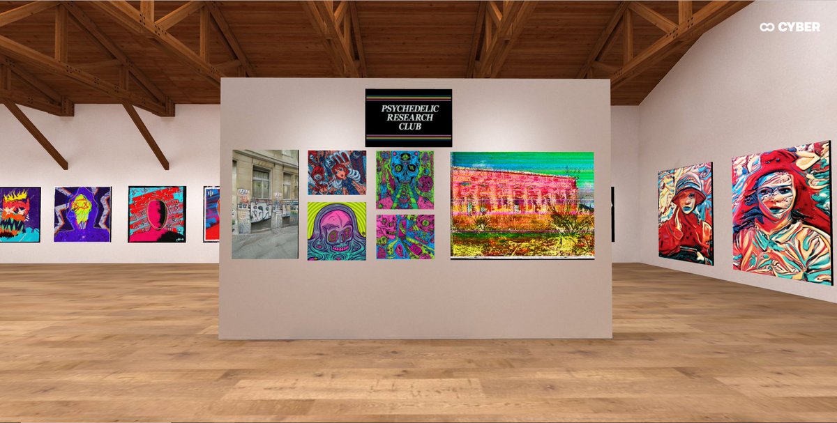 helloitsthebear's tweet image. 1/2
Made a virtual gallery with @oncyber_io for #NFTcollection on #XTZ!
oncyber.io/itsthebearcave
Featuring: @luluixixix @GuysWily @Killstale @the_grecu @maxcapacity @TerosEso @BumpyJunkie @spogelsemaskine @sabatobox @kartjust @acrwrs @alterHEN @ze_zima @_cagritaskin @colorshifttt