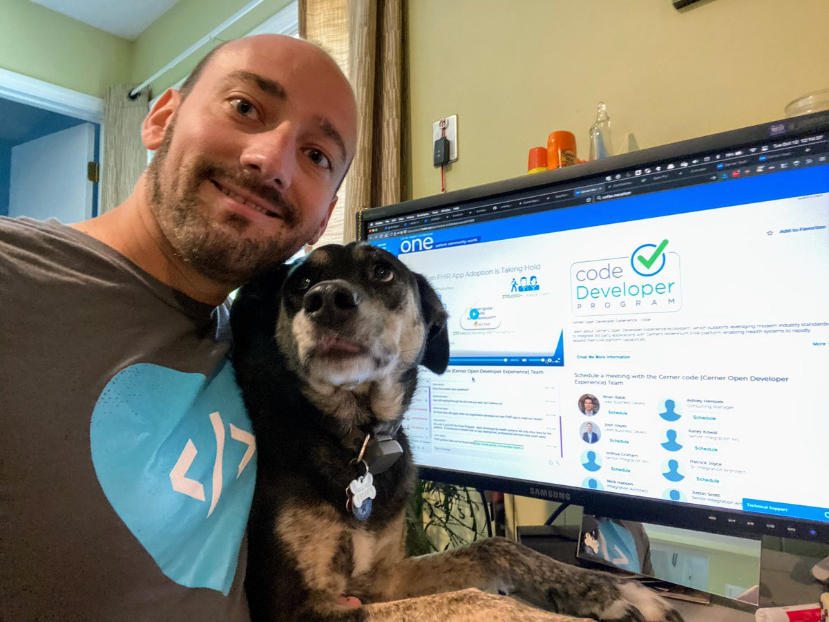OracleHealth's tweet photo. If you didn't get your photo in, it's not too late – share one now! #CHC21 

[#PetsofCHC Part 2] https://t.co/PkbCQViZQg