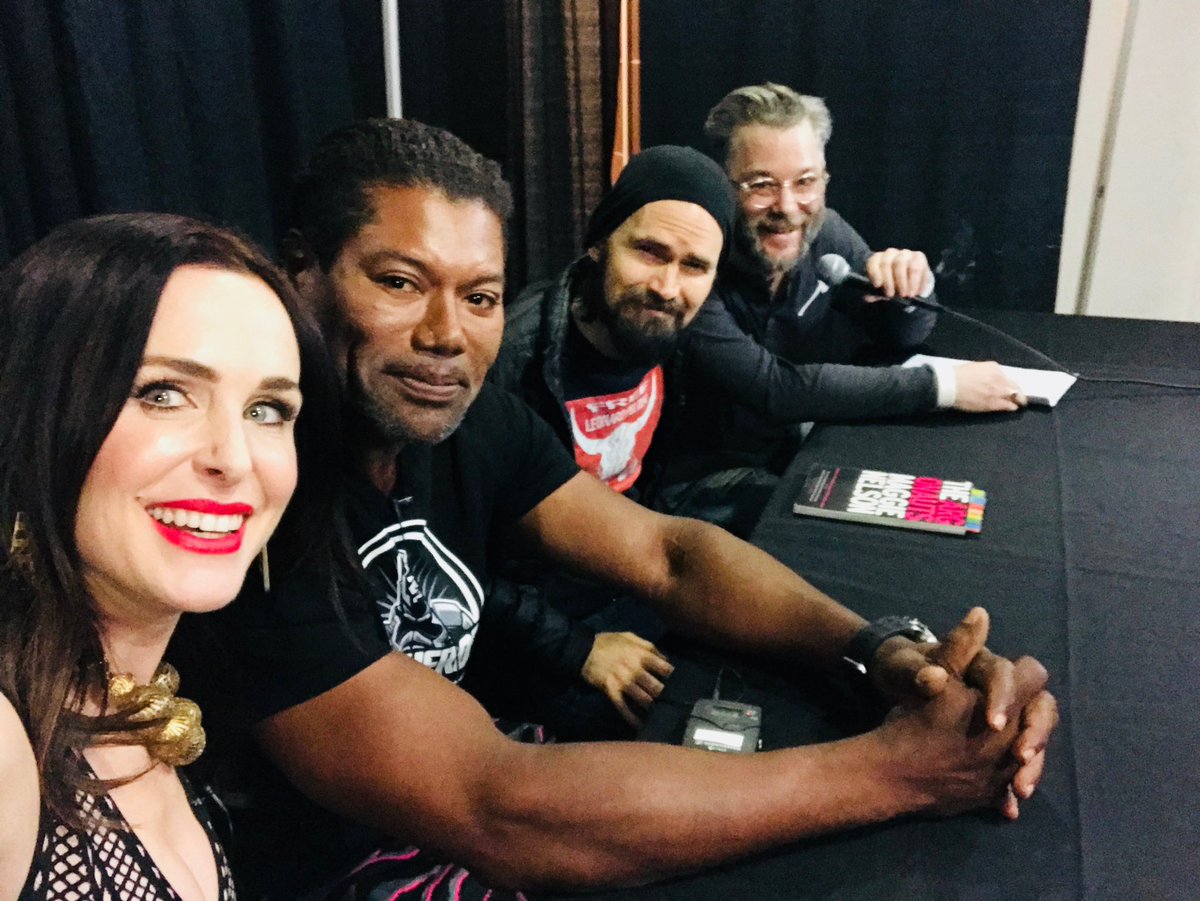 Christopher Judge on X: “@booboostewart: Gettin ready for the first day of  @OzComicCon with @jasonmomoa @iamchrisjudge  / X