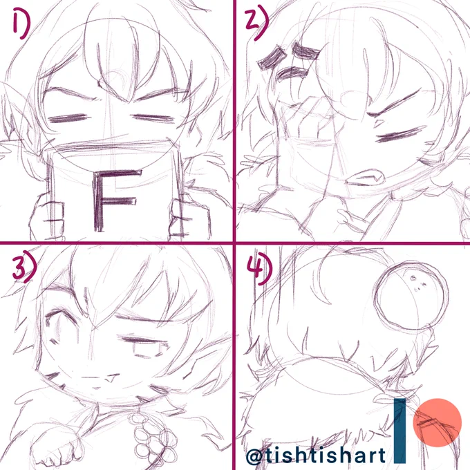 Emote of the month poll is up on my Patr*0n ^^. Little Sesshōmaru Bylad is having a hard time in 3 out of 4 of these 😂😂. I wonder which one will come out on top? 