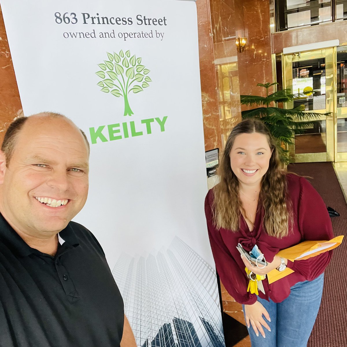 Today we closed on the purchase of Kingston’s KPMG building.