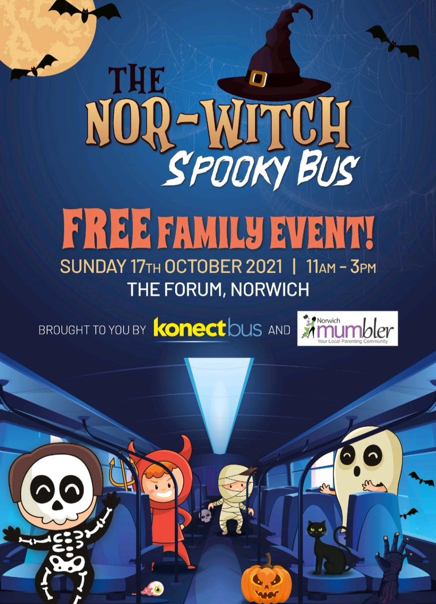Thrilled to be working with @konectbuses for this event on Sunday...who is going to pop and say hi?? 
@TheForumNorwich #whatsonforfamilies #norwich
