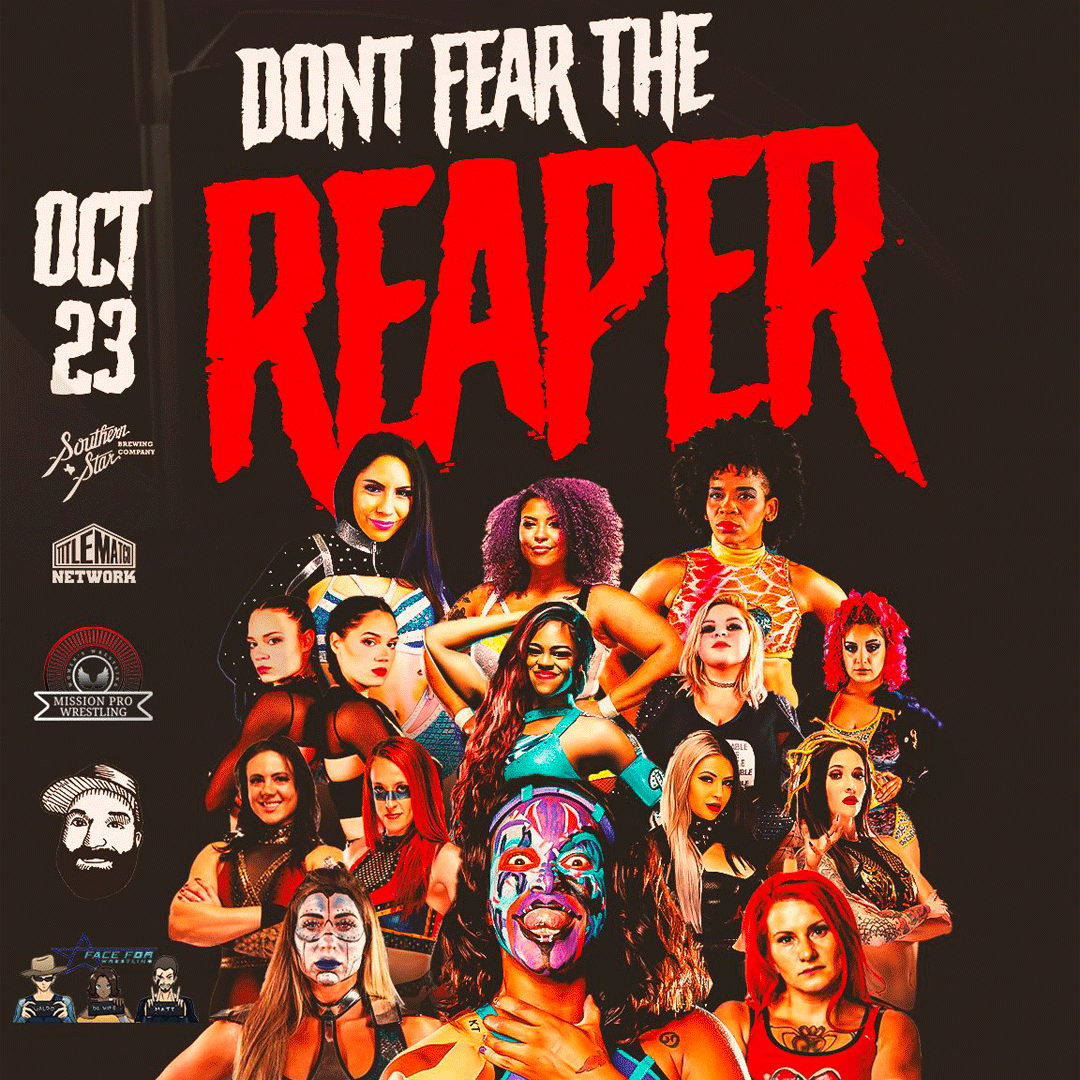 SouthernStarBC's tweet photo. Mission Pro Wrestling will be at Southern Star again, Saturday, October 23rd for their Don't Fear The Reaper Wrestling Match!! Are you coming?
Doors open 6pm, Bell Time 7:30pm
Food: Mr. Porco &amp; D's Cookin'
For tickets visit https://t.co/xE2ULMrFbt
#SSBC #MissionProWrestling https://t.co/S1ik32Yrzw