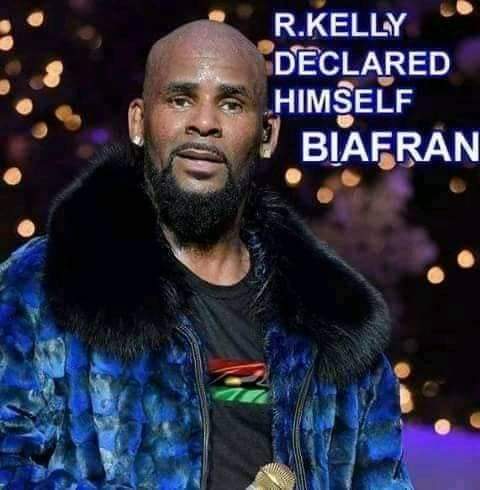 Benjami06451146's tweet image. R. Kelly DECLARED Himself BIAFRA.