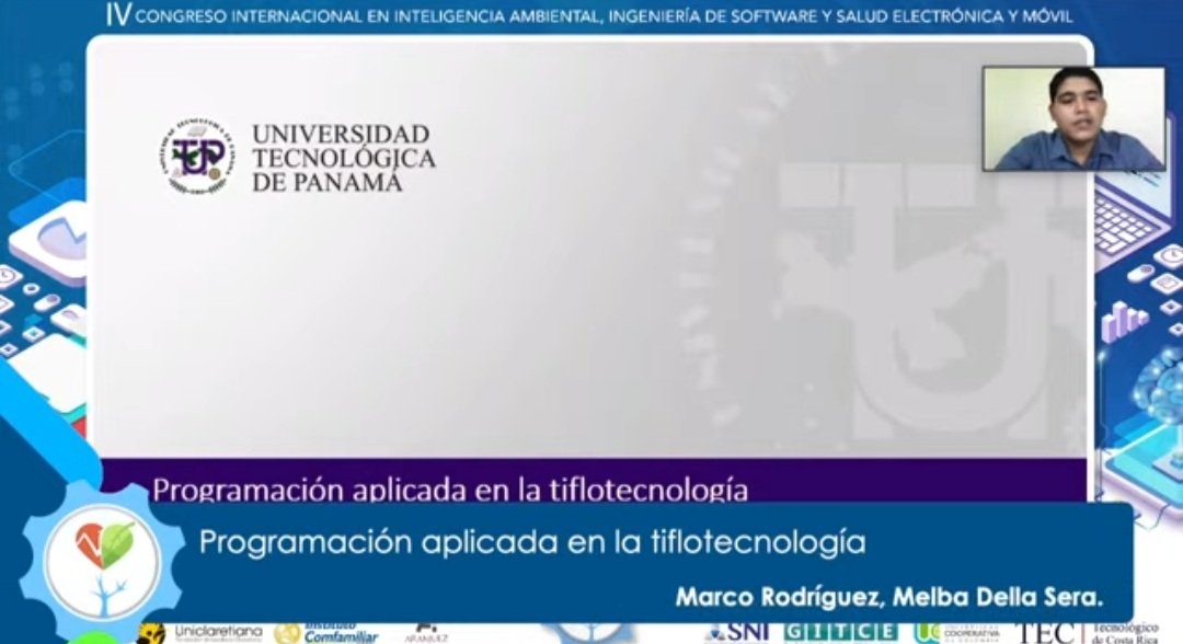 gitceutpch's tweet photo. Bloque de ponencias AmITIC 2021 

Programación aplicada en la tiflotecnología. 

Marco Rodriguez, Melba Della Sera.

@gitceutpch
@utppanama @utp_chiriqui @senacyt @UTPInvestiga https://t.co/Z6EjahCgAo