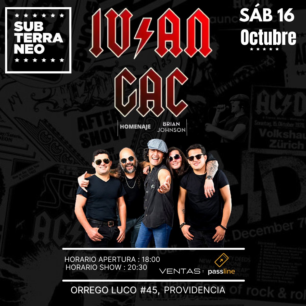 Éste Sábado no te puedes perder el estreno de la primera banda "Homenaje a Brian Johnson" Entradas disponibles a través de PASSLINE 👇🏼 passline.com/eventos/tribut…