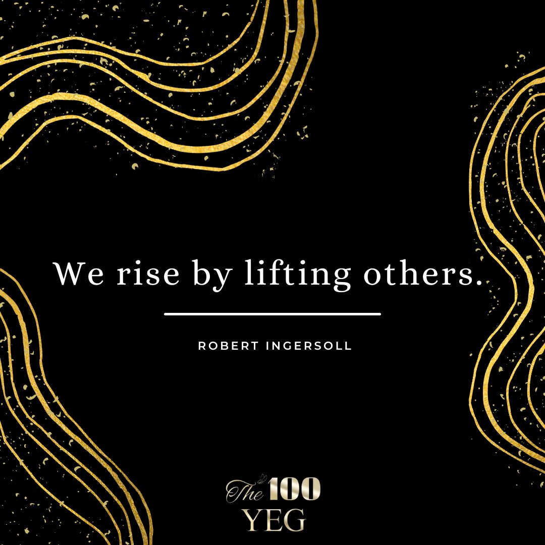 The 100 YEG tweet media