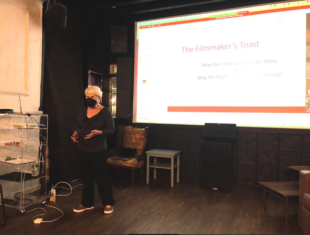 TheFilmshop's tweet photo. Thanks so much to Tracie Holder (@tresgrey) for presenting her grants workshop to our #DOCSHOP chapter @UnionDocs . Amazing to be meeting back in person again! https://t.co/MoAyQvqoxx