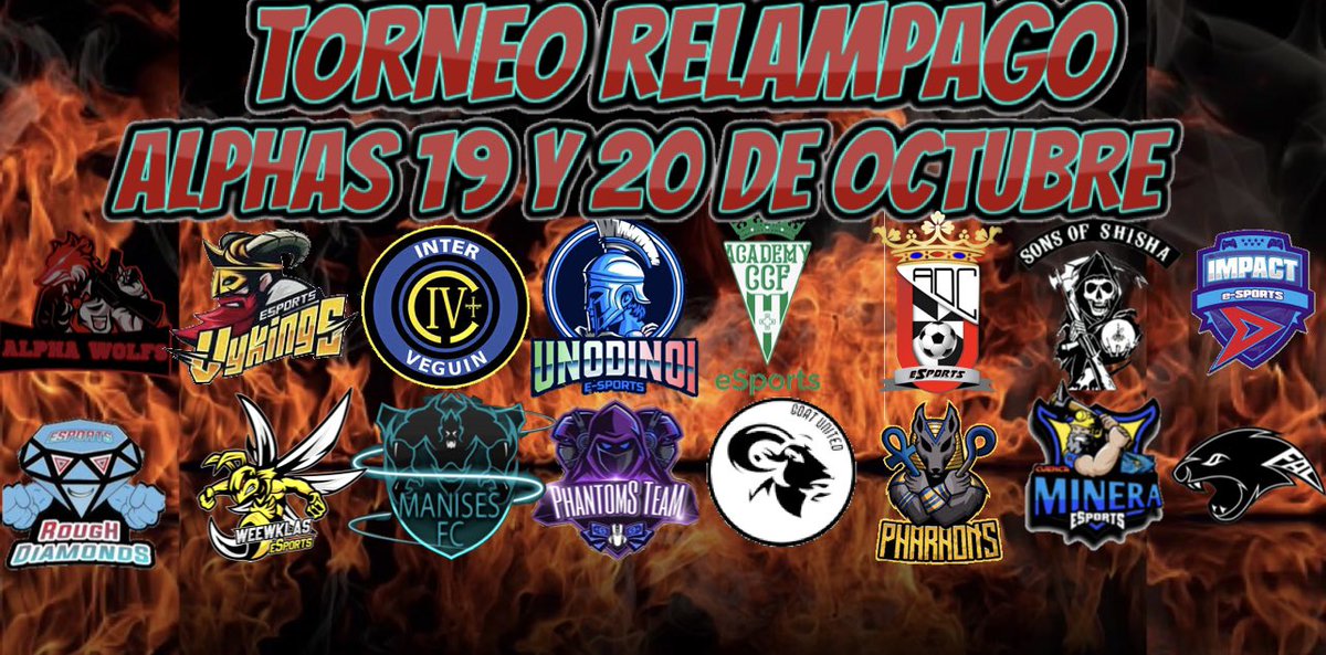 Noche de Lobos, los Wolf@s con la colaboración de varios amigos, montamos un torneo para la semana que viene, TORNEO para los días 19 Martes y 20 Miércoles de Octubre,

Agradecemos la participación y confianza mostrada de los equipos y disculpar si alguno se quedó sin plaza