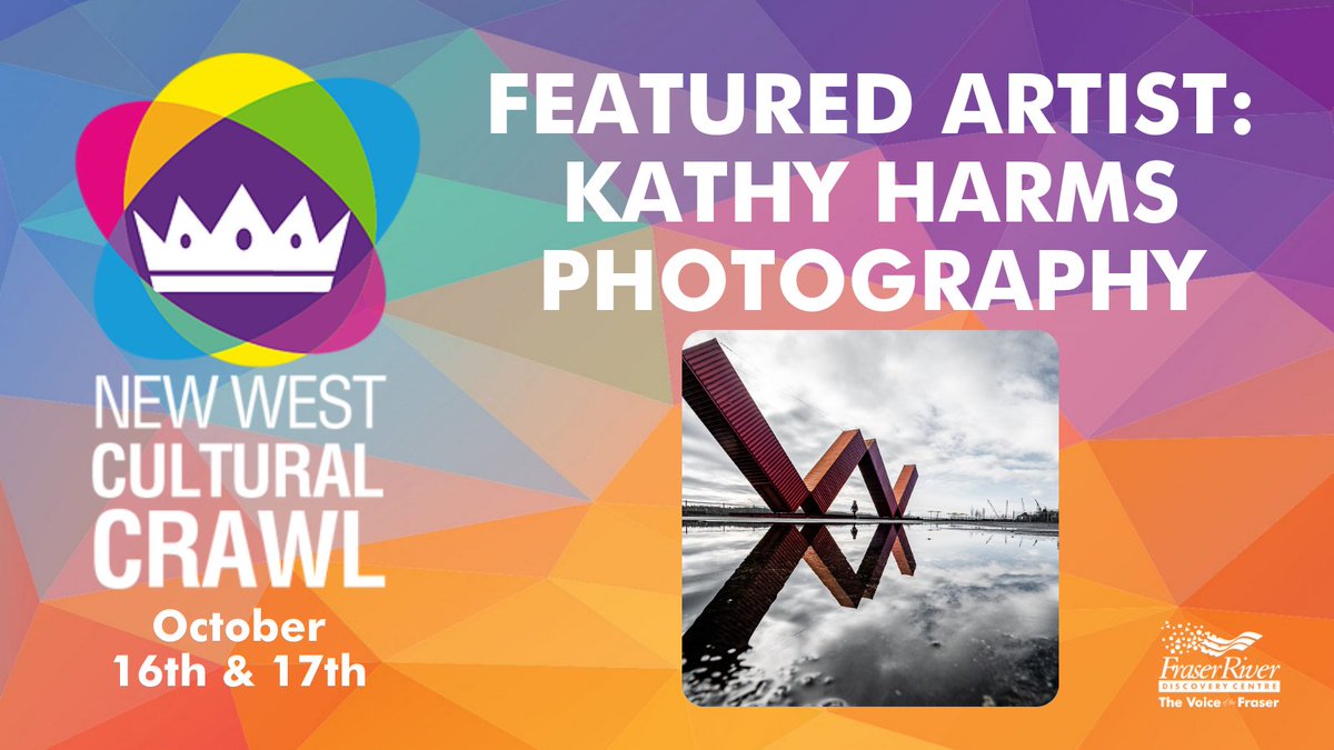 Excited to feature the work of Kathy Harms (kathyharmsphotography.com) on the ground floor of the Centre this weekend!

Learn more about the NWCC and other artist venues here: newwestculturalcrawl.com
#NewWest #NewWestminster #NWCulturalCrawl <a href="/NWCulturalCrawl/">New West Cultural Crawl</a>