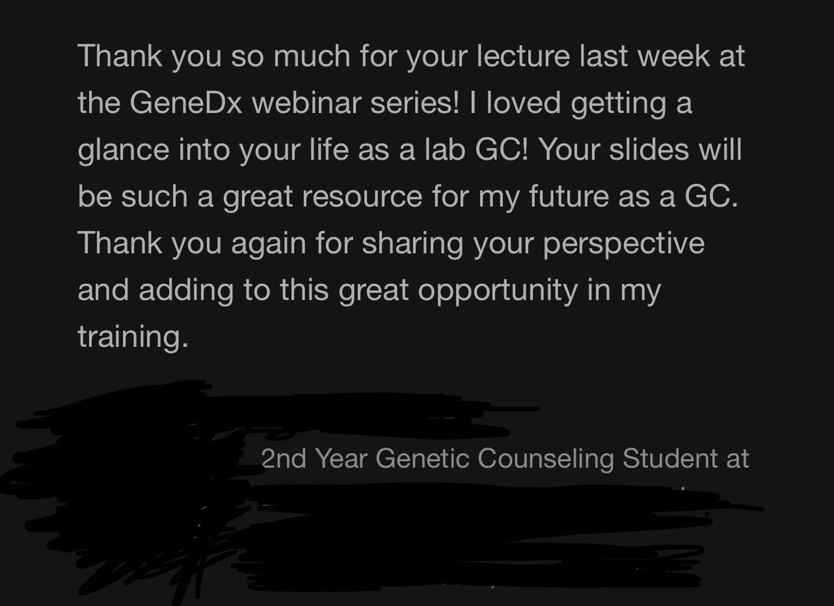 rachelroesch's tweet photo. Ignore my awful de-identification skills but this is why I do what I do! #labgc #gcchat https://t.co/WqlTuNmtho