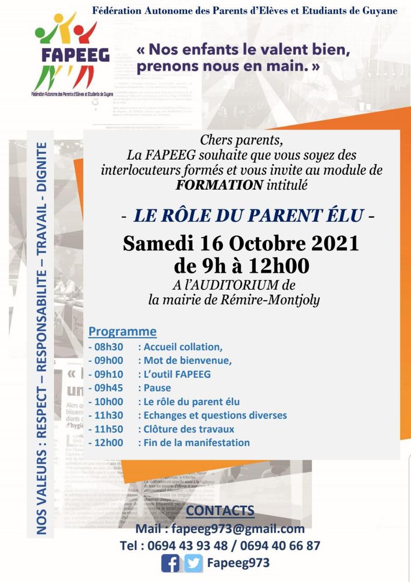 FAPEEGuyane's tweet photo. - la FAPEEG souhaite que vous soyez des interlocuteurs formés..🇬🇫 https://t.co/jEVfi0oErK