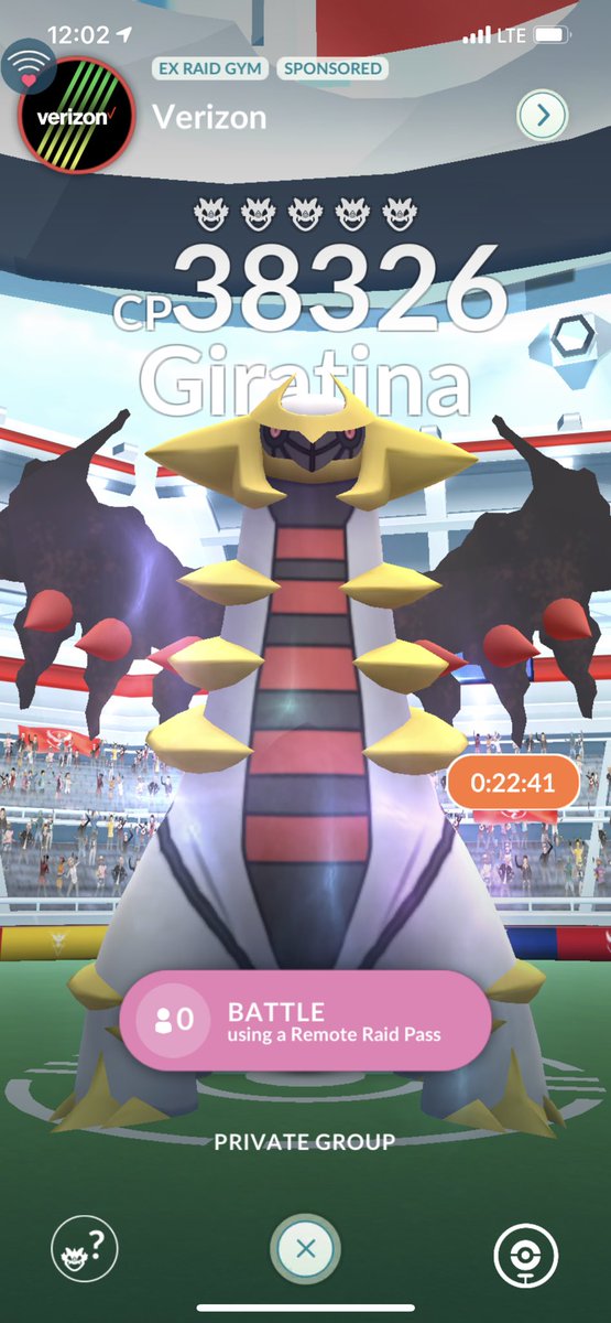 bucksdeer2010's tweet photo. Giratina raid. Need help
Add me
 8768 4186 2580 #PokemonGoRaids https://t.co/py836imoy6