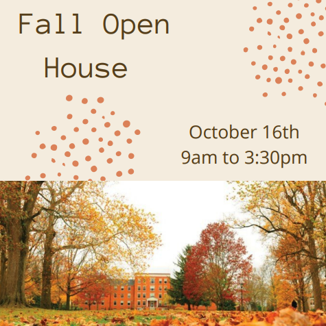 CollegeEarlham's tweet photo. There is still time to sign up for our fall open house this Saturday! Use the link in our bio to register https://t.co/l9jqS8yqR0