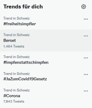 JeannetteWibmer's tweet photo. @JaKampagne @JaKampagne läuft an: um 1900 Uhr trenden in der🇨🇭Schweiz, herzliches Dankeschön an alle, die mithelfen:
#freiheitsimpfler 
#impfenstattschimpfen 
#JaZumCovid19Gesetz https://t.co/n63x2FOHJM