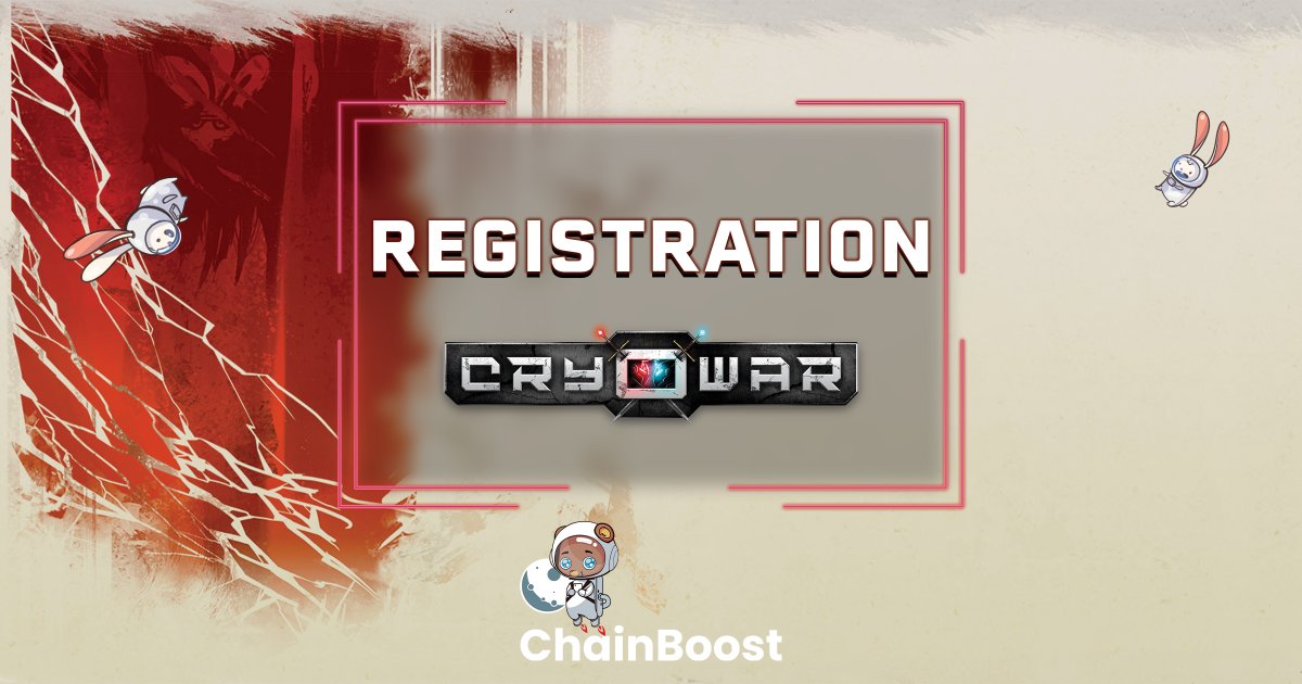 Chain_Boost's tweet photo. ๐ข REGISTRATION ๐ข
#Cryowardevs combines top-notch Unreal Engine graphics with immersive #PlayToEarn experiences. ๐
๐ฅ Complete KYC on https://t.co/vCObMb2lE9
๐ Register for https://t.co/PZ6JhjhS0T
๐ IDO start: 10.19.21 | 4 PM BST
Need help? โคต๏ธ
https://t.co/X2BnsHTB7q https://t.co/lMKWVMRWIi