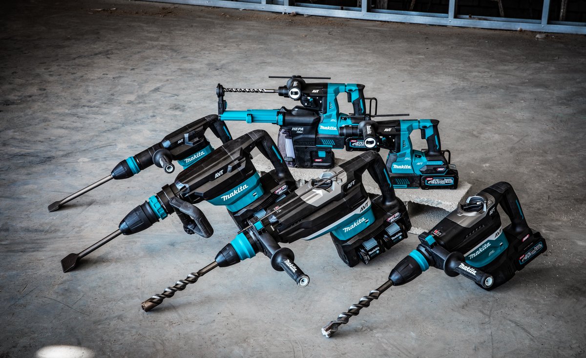 MakitaTools's tweet photo. The 40V and 80V max XGT Demolition and Rotary Hammers are designed to deliver the power, speed, and run-time needed for heavy-load applications.
https://t.co/Uu9rZpqYCr
#XGTsystem #makitausa #makitatools #makitaxgt #demolitionhammer #rotaryhammer #concrete #construction https://t.co/JICCX4DDYA