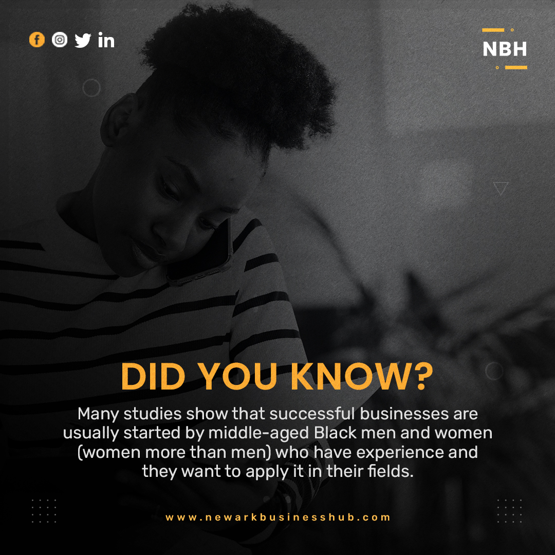 NWKBusinessHub's tweet photo. Azoulay et al. show in their study that men in their 50s are more likely to quit their day jobs and start an entrepreneurial venture than their younger counterparts. 

#newarknj #economicjustice #lifelonglearning #onlinecourse #businessmanagement https://t.co/LvU60TvQOb