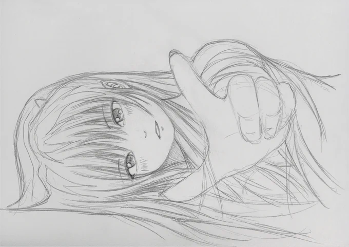 ラムちゃん #アナログ #うる星やつら #ラムちゃん #高橋留美子 #ラム #鉛筆画 #鉛筆 https://t.co/8XcyQzeElL 