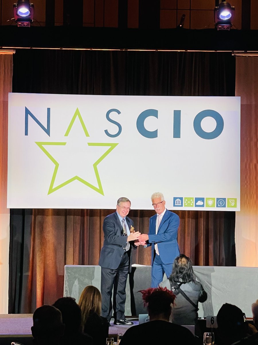 MarylandDoIT's tweet photo. DoIT Sec. Michael Leahy named @NASCIO President!

"As the cyber capital of America, the State of Maryland is pleased to provide valuable leadership and expertise to the National Association of State Chief Information Officers at such a critical time," said Governor Hogan. https://t.co/3fw8G3QqZ6
