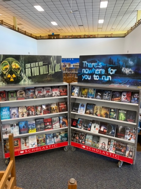 MMSLibraryMedia's tweet image. It&apos;s Scholastic Book Fair week here at MMS! Take a look at the great titles available at our fair! #scholasticbookfair #library #wildcats #martinmiddleschool #eastprovidence #read