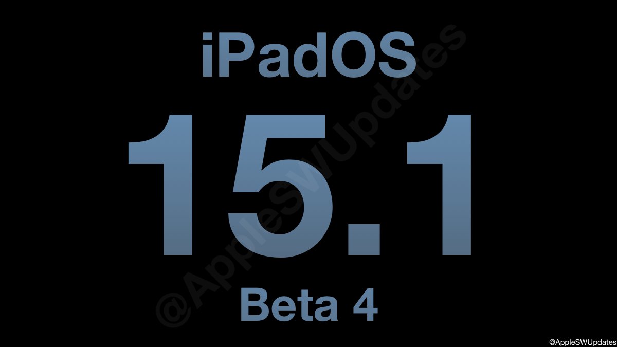 iSWUpdates's tweet photo. iPadOS 15.1 Dev Beta 4 (19B5068a) has been released. #iPadOS151 #iPadOS151DevBeta4 #iPadOS151Beta4 https://t.co/pihf02m00U