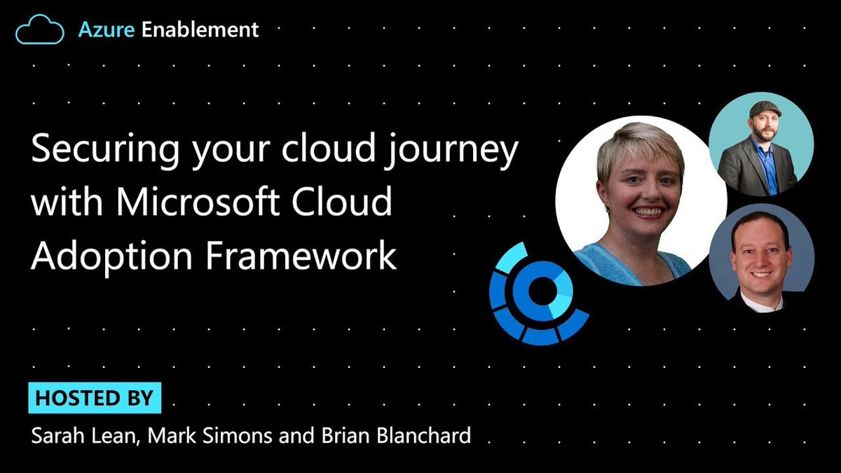 TechieLass's tweet image. Be sure to check out this episode of the #AzureEnablement show where I talk to @brianblanchard &amp;amp; Mark about securing your Cloud.  We also talk about how the Cloud Adoption Framework can help you. 

bit.ly/3mD2wMX

#WomenInTech #Azure #CloudAdoption #Security
