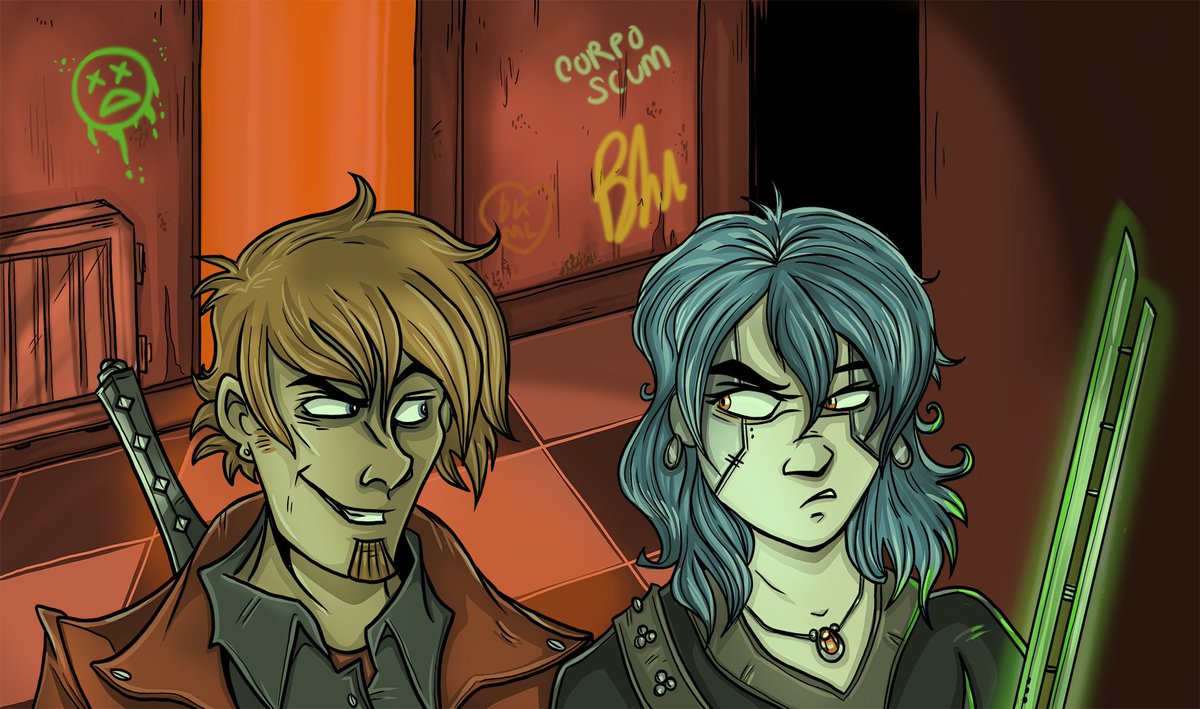 MeanerHarker's tweet image. Hello! #PortfolioDay I'm Zoe and I generally draw all the random characters that live in my head, but love interacting with others and have been known to spontaneously fanart. Friendly. Highly caffinated. Likes assassins. Always available for a chat 😊